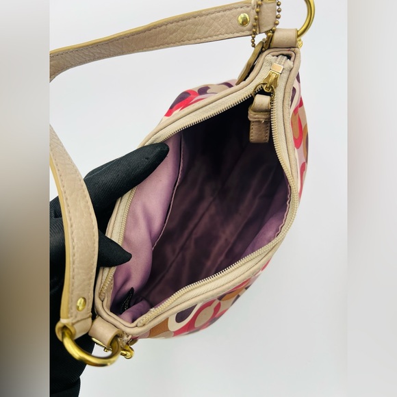 Coach Madison Op Art Sateen Maggie Mini Shoulder Bag - Picture 7 of 8